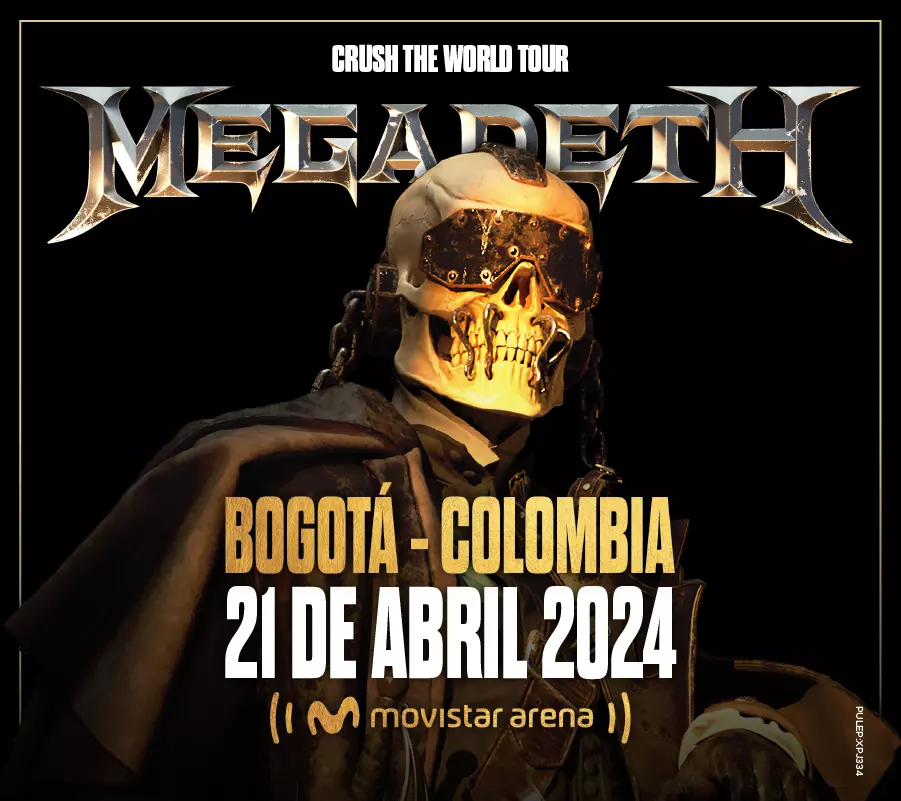 MEGADETH - CRUSH THE WORLD TOUR