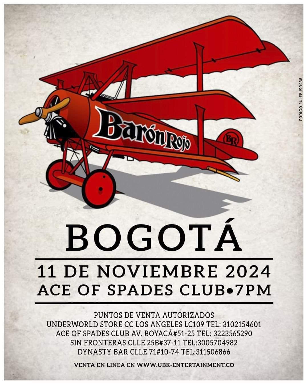 Baron rojo Bogotá