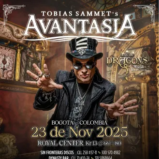 AVANTASIA REGRESA A COLOMBIA