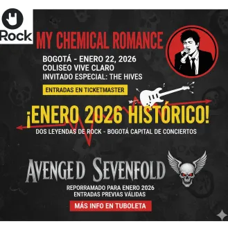 MY CHEMICAL ROMANCE EN COLOMBIA 2026 