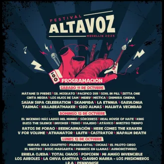 Festival Altavoz 2025: Cartel completo, fechas y programación oficial