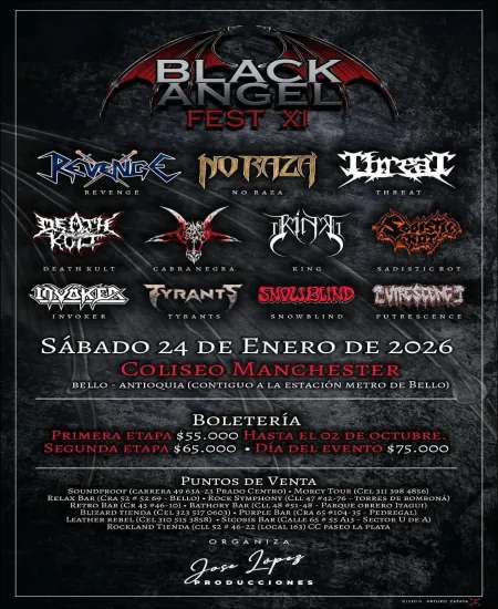 EventoBlack Angel Fest XI
