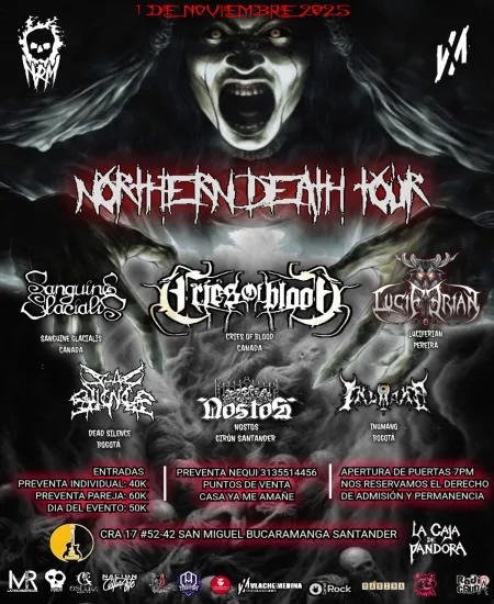 NORTHEN DEATH TOUR   BUCARAMANGA
