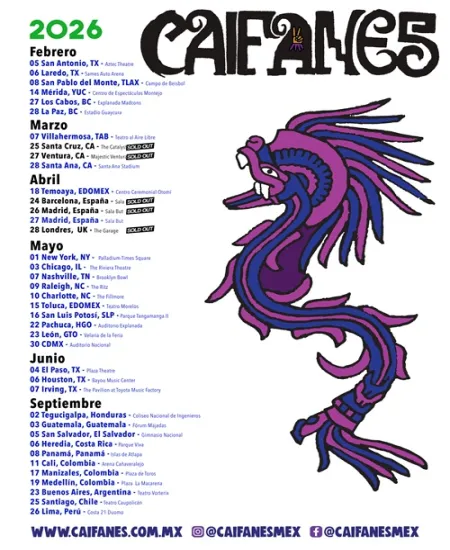 Caifanes en Colombia Manizales 2026