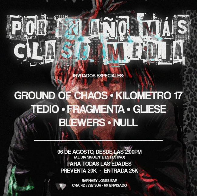 Flayer evento Por Un Año Más, Clase Media 2023