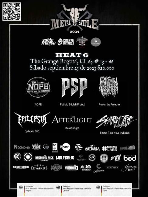 Flayer evento METAL BATTLE 2024 HEAT 6