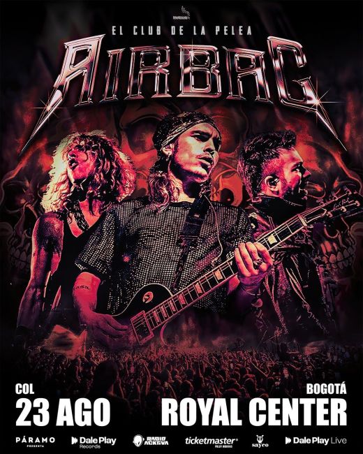 Flayer evento Airbag en Colombia