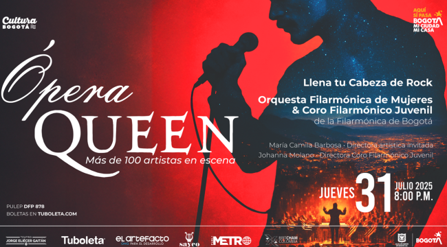 Ópera Queen toma el Teatro Jorge Eliécer Gaitán