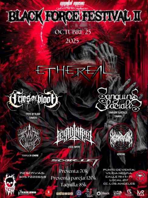 Flayer evento Black Force Festival II