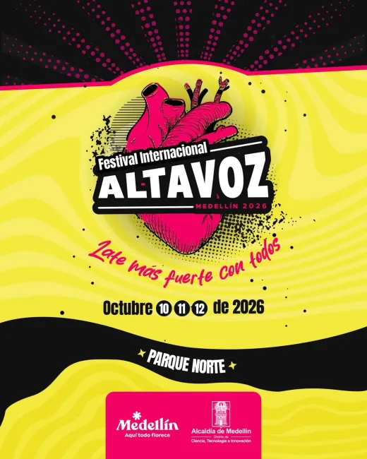 Flayer evento Festival Internacional Altavoz 2026 Día 1