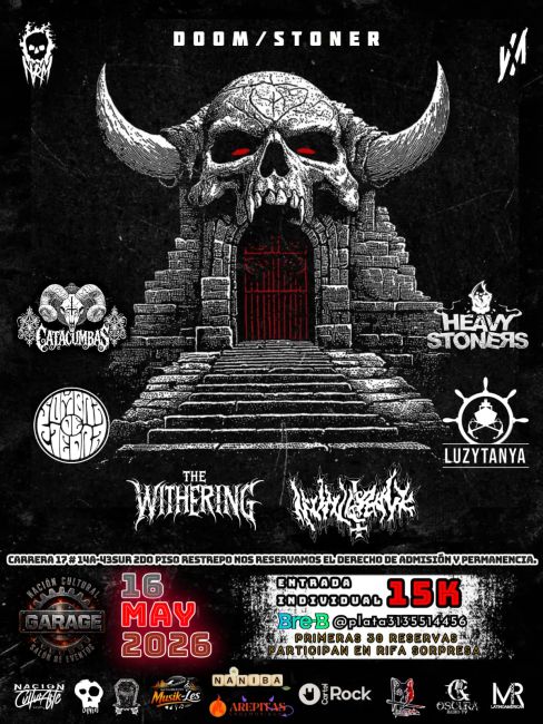 Flayer evento Doom / Stoner
