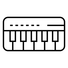 Ícono de 
            <div>Teclado</div>
      