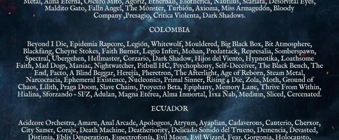 bandas 2025
